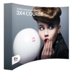 STAND PARAPLUIE TEXTILE 3x4 COURBE