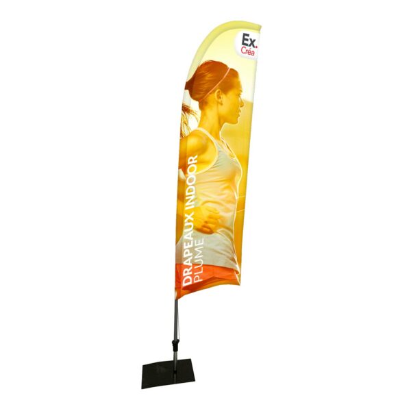 DRAPEAU INDOOR PLUME – Image 1